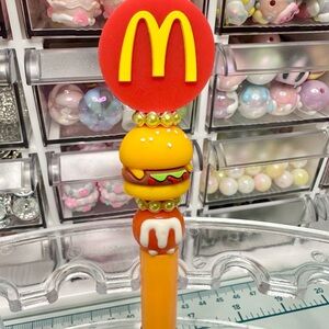 McDonald's Themed Pen with Burger and Logo